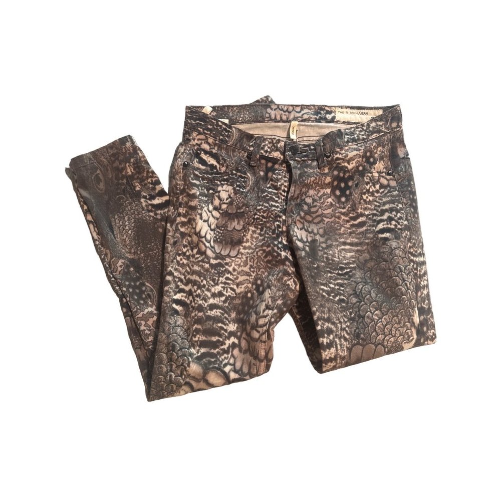 Rag & Bone Women's Leggings Size 28 Snakeskin Skinny Jeans